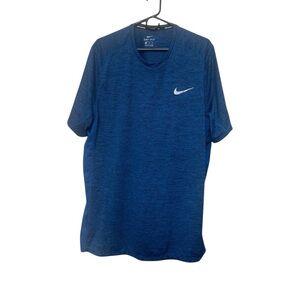 Nike Dri-Fit Breathe Running T-Shirt Men’s 2XL Blue AA4872-408 Lightweight NWT